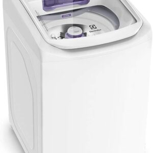 Lavadora Compacta LAC12 com Dispenser Autolimpante e Cesto Inox, Branco 220v